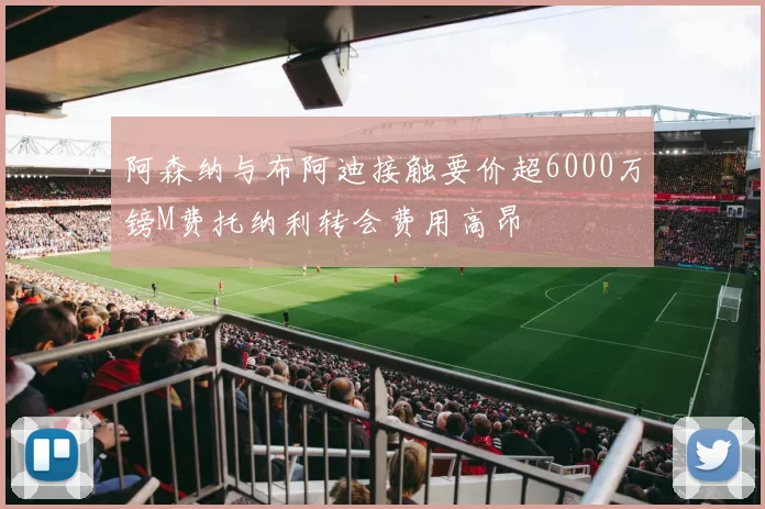 阿森纳与布阿迪接触要价超6000万镑M费托纳利转会费用高昂