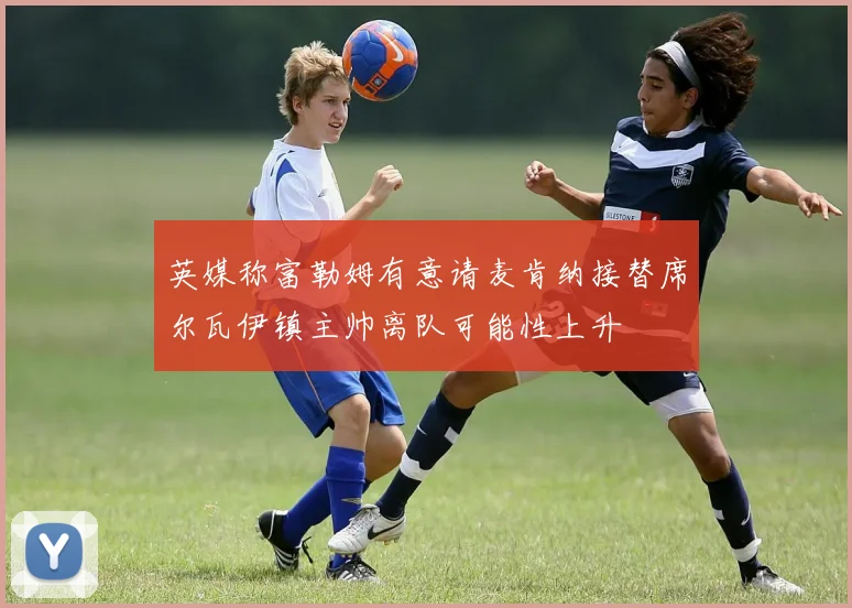 英媒称富勒姆有意请麦肯纳接替席尔瓦伊镇主帅离队可能性上升